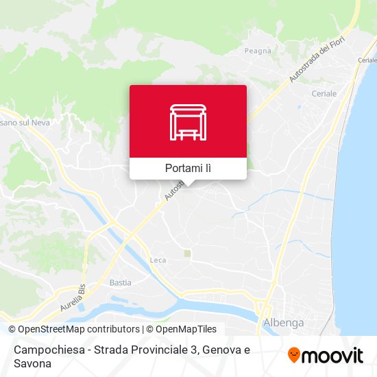 Mappa Campochiesa - Strada Provinciale 3