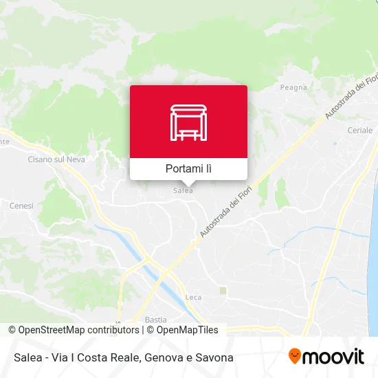 Mappa Salea - Via I Costa Reale