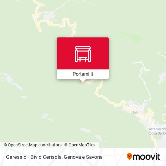 Mappa Garessio - Bivio Cerisola