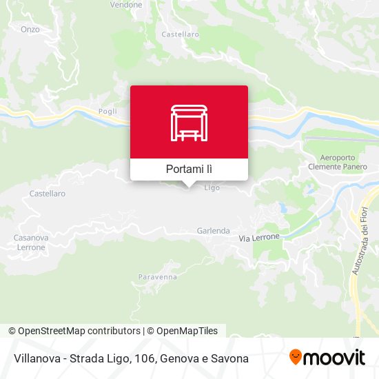 Mappa Villanova - Strada Ligo, 106