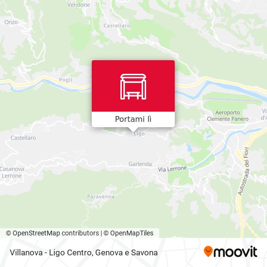 Mappa Villanova - Ligo Centro