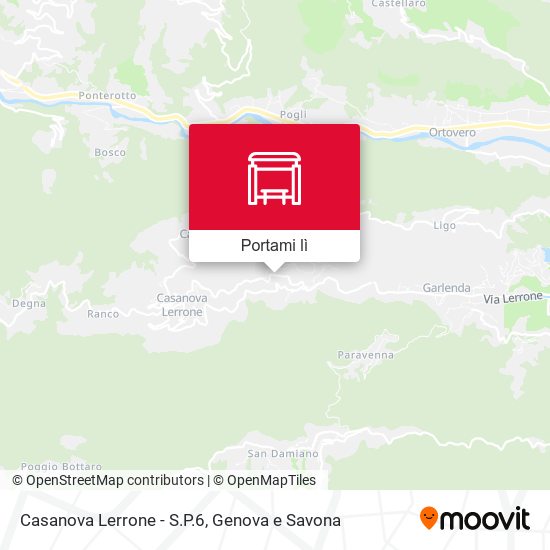 Mappa Casanova Lerrone - S.P.6
