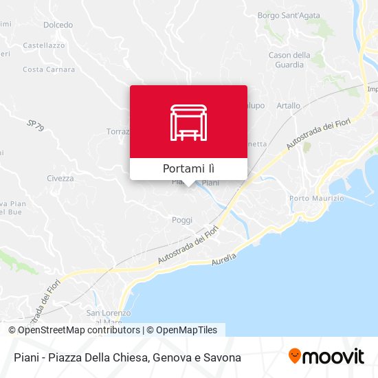 Mappa Piani - Piazza Della Chiesa
