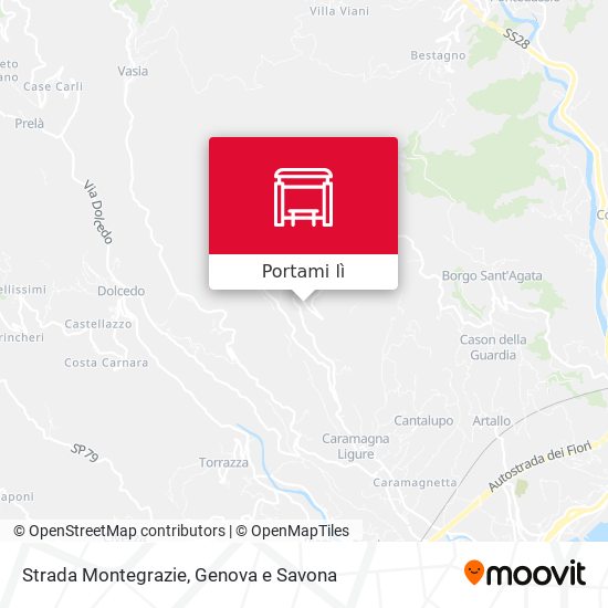 Mappa Strada Montegrazie
