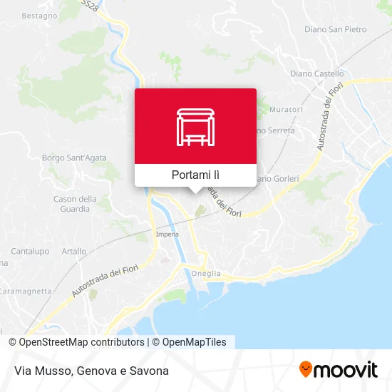 Mappa Via Musso