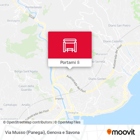 Mappa Via Musso (Panegai)