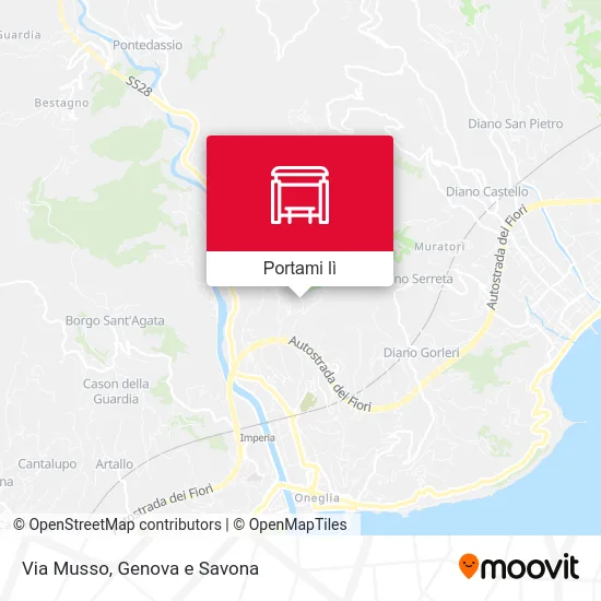Mappa Via Musso