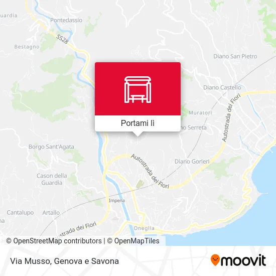 Mappa Via Musso