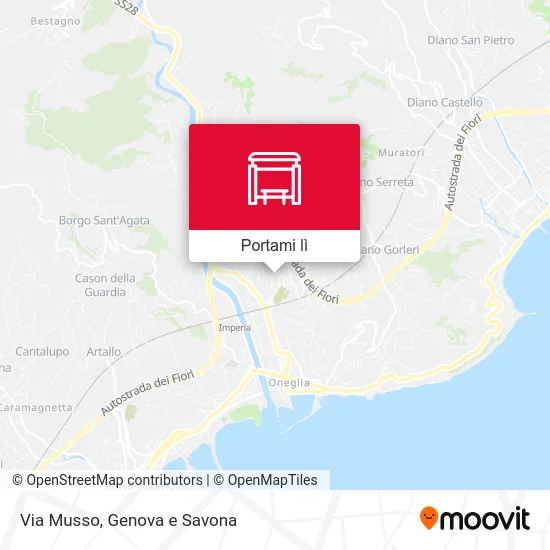 Mappa Via Musso