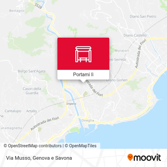 Mappa Via Musso