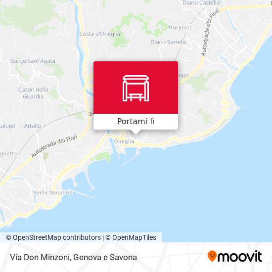 Mappa Via Don Minzoni