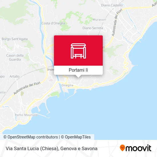 Mappa Via Santa Lucia (Chiesa)