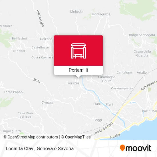 Mappa Località Clavi