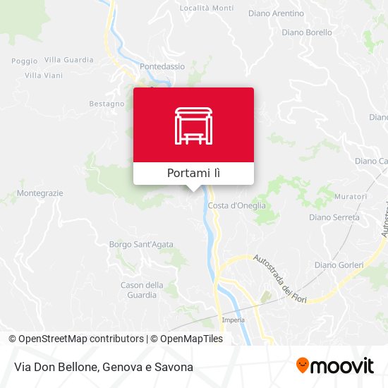 Mappa Via Don Bellone