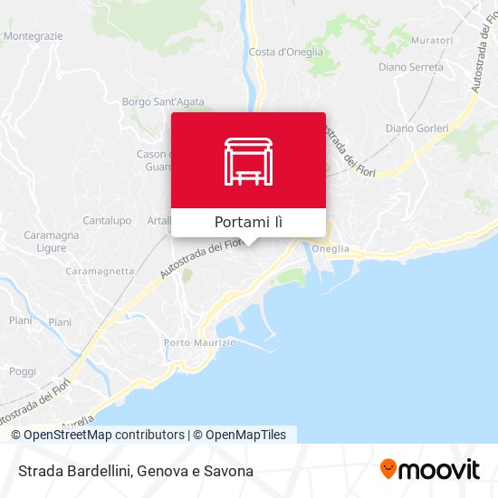 Mappa Strada Bardellini