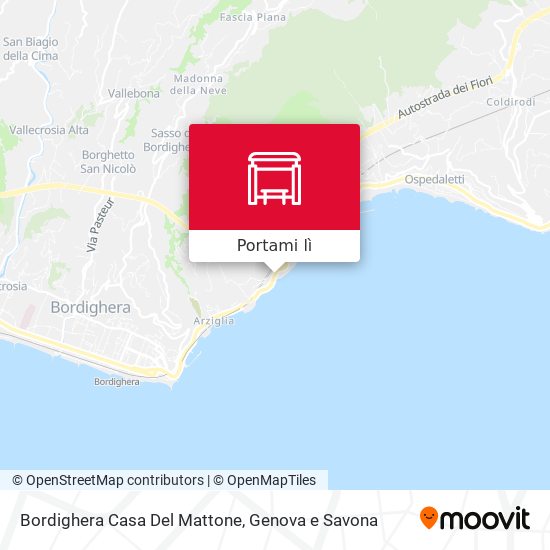 Mappa Bordighera Casa Del Mattone