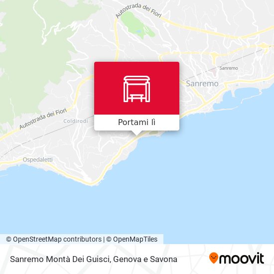 Mappa Sanremo Montà Dei Guisci
