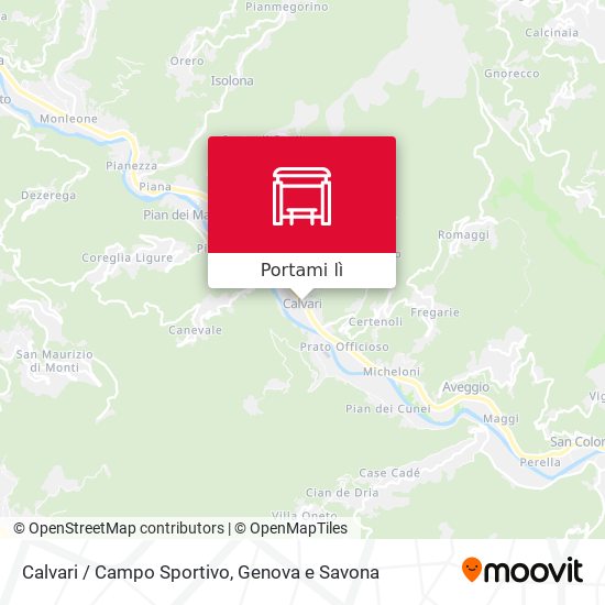 Mappa Calvari / Campo Sportivo
