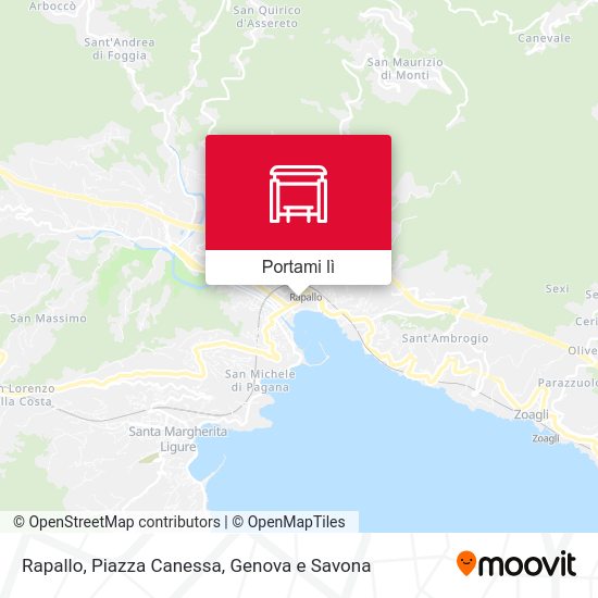 Mappa Rapallo, Piazza Canessa