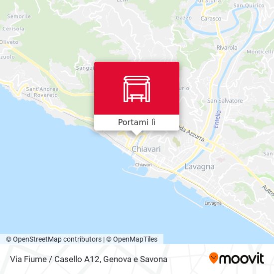 Mappa Via Fiume / Casello A12