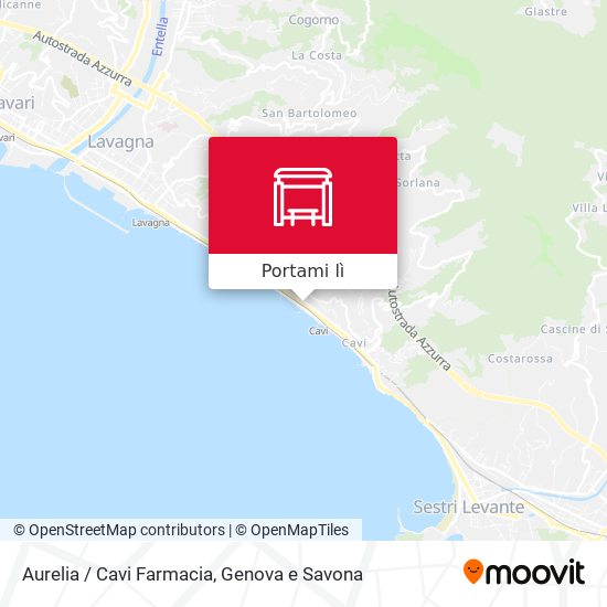 Mappa Aurelia / Cavi Farmacia