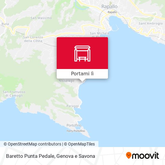 Mappa Baretto Punta Pedale