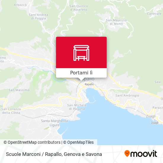 Mappa Scuole Marconi / Rapallo
