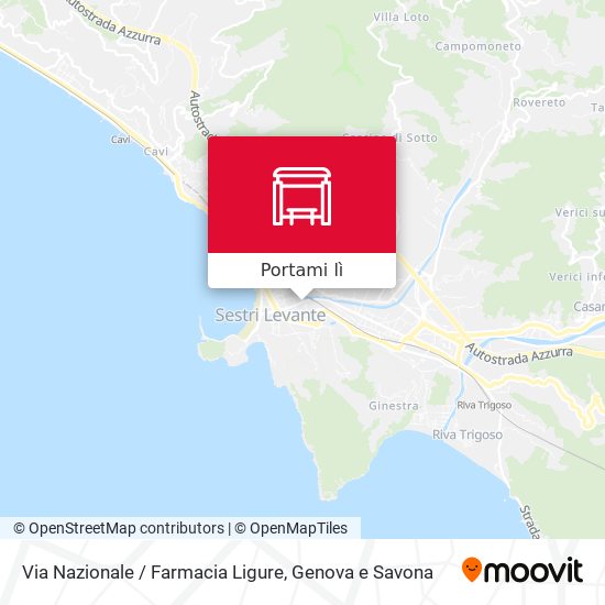 Mappa Via Nazionale / Farmacia Ligure