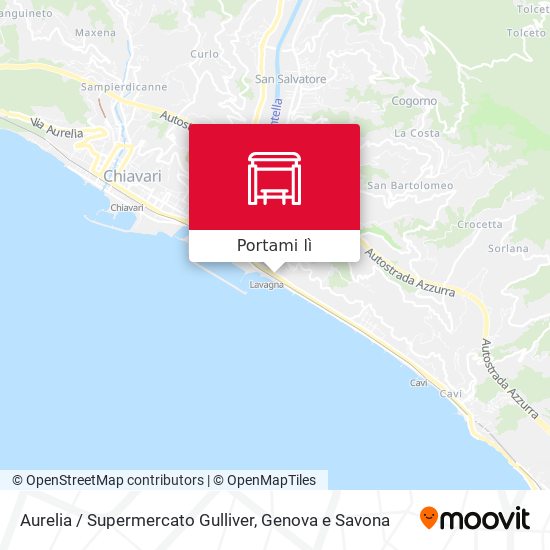 Mappa Aurelia / Supermercato Gulliver