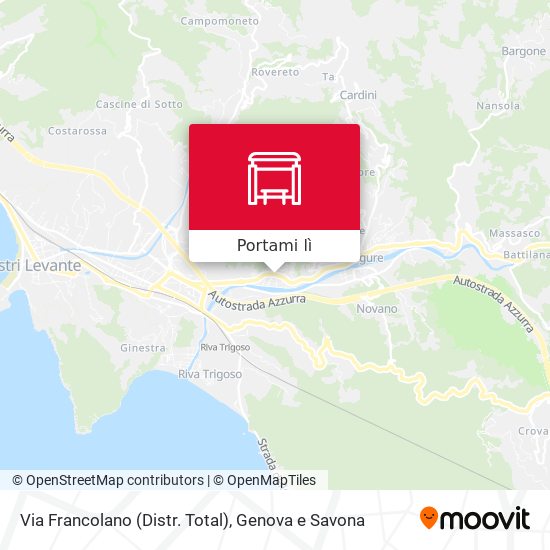 Mappa Via Francolano (Distr. Total)