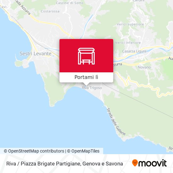 Mappa Riva / Piazza Brigate Partigiane