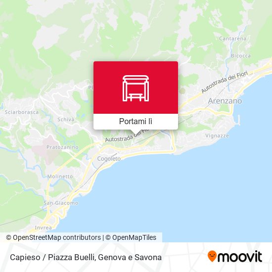 Mappa Capieso / Piazza Buelli