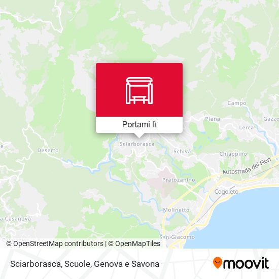 Mappa Sciarborasca, Scuole