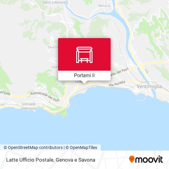 Mappa Latte Ufficio Postale