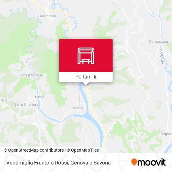 Mappa Ventimiglia Frantoio Rossi