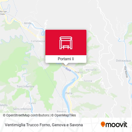 Mappa Ventimiglia Trucco Forno