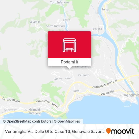 Mappa Ventimiglia Via Delle Otto Case 13
