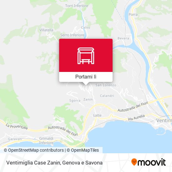Mappa Ventimiglia Case Zanin
