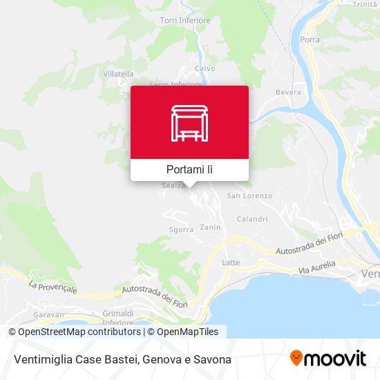 Mappa Ventimiglia Case Bastei