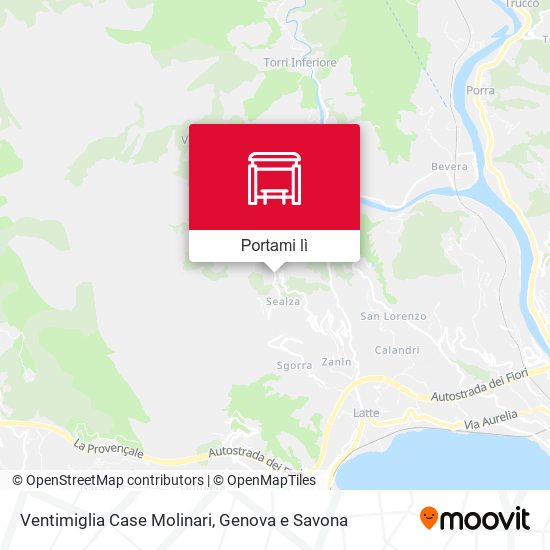 Mappa Ventimiglia Case Molinari