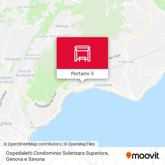 Mappa Ospedaletti Condominio Solenzara Superiore