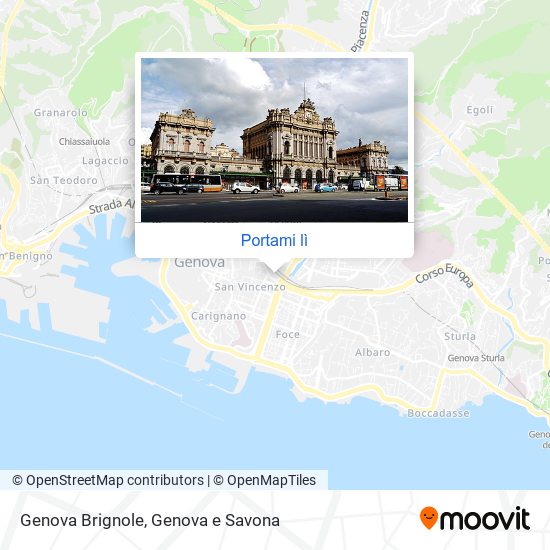 Mappa Genova Brignole