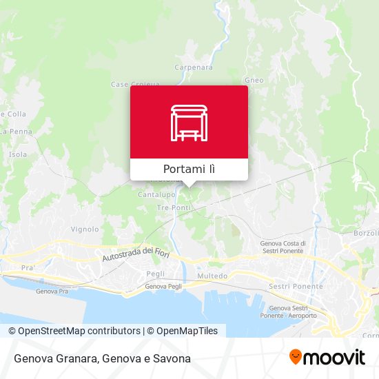 Mappa Genova Granara