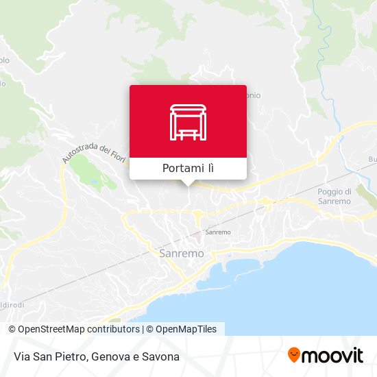Mappa Via San Pietro