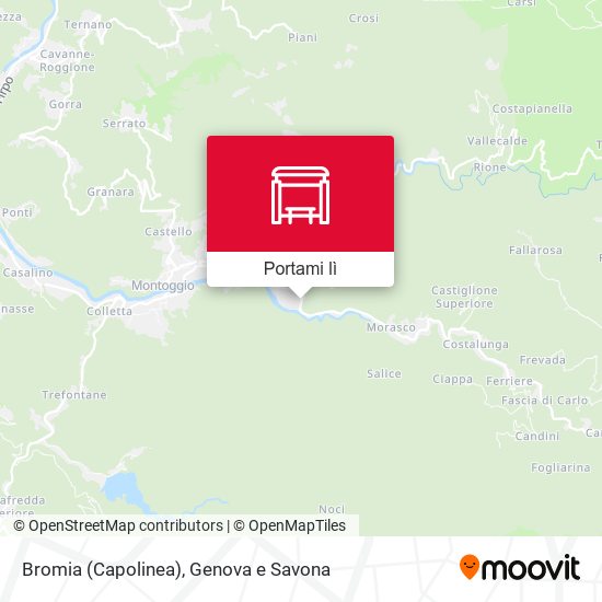 Mappa Bromia (Capolinea)