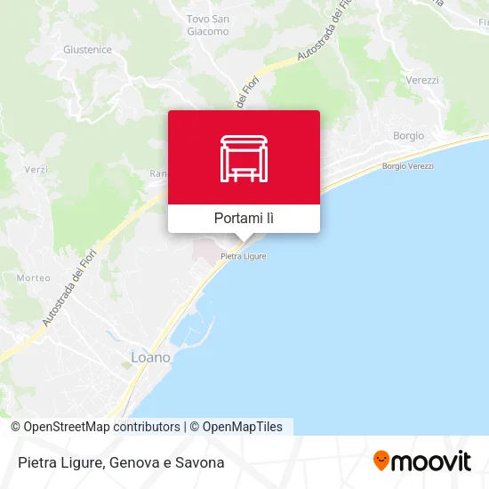 Mappa Pietra Ligure