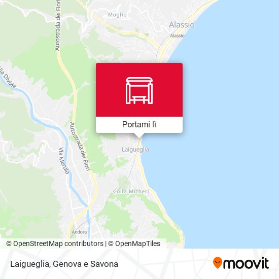 Mappa Laigueglia