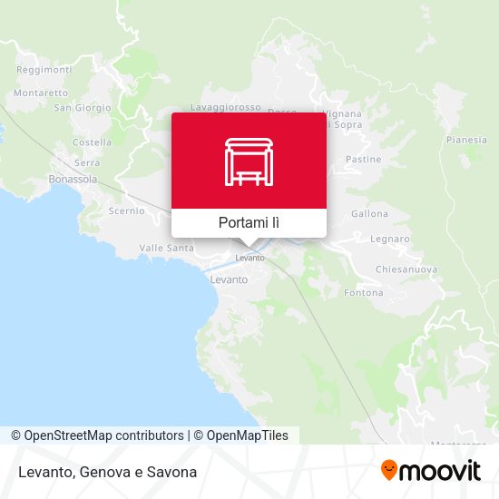 Mappa Levanto