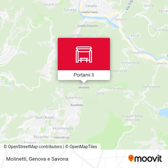 Mappa Molinetti
