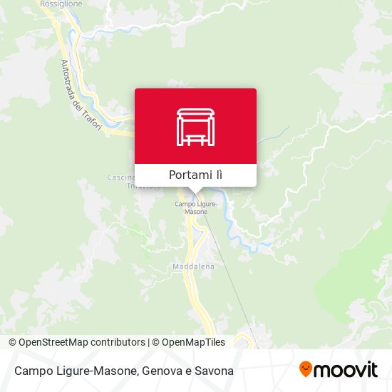 Mappa Campo Ligure-Masone